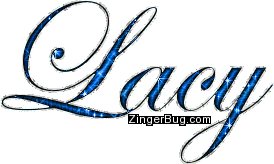 Click to get the codes for this image. Lacy Blue Glitter Name, Girl Names Free Image Glitter Graphic for Facebook, Twitter or any blog.