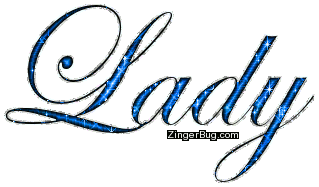 Click to get the codes for this image. Lady Blue Glitter Name, Girl Names Free Image Glitter Graphic for Facebook, Twitter or any blog.