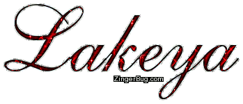 Click to get the codes for this image. Lakeya Red Glitter Name, Girl Names Free Image Glitter Graphic for Facebook, Twitter or any blog.