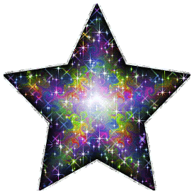Click to get the codes for this image. Large Paisley Glitter Star With Silver Outline, Stars Free Image, Glitter Graphic, Greeting or Meme.