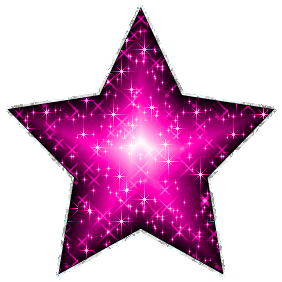 Click to get the codes for this image. Large Pink Glitter Star With Silver Outline, Stars Free Image, Glitter Graphic, Greeting or Meme.
