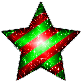 Click to get the codes for this image. Large Red And Green Glitter Star With Silver Outline, Stars Free Image, Glitter Graphic, Greeting or Meme.