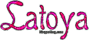 Click to get the codes for this image. Latoya Cherry Red Glitter Name, Girl Names Free Image Glitter Graphic for Facebook, Twitter or any blog.