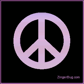 Click to get the codes for this image. Lavender 3d Peace Sign, Peace Signs Free Image, Glitter Graphic, Greeting or Meme.