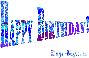Click to get the codes for this image. Happy Birthday Blue Wagging Text, Birthday Glitter Text, Happy Birthday Free Image, Glitter Graphic, Greeting or Meme for Facebook, Twitter or any forum or blog.