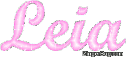 Click to get the codes for this image. Leia Pink Glitter Name, Girl Names Free Image Glitter Graphic for Facebook, Twitter or any blog.