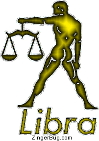 Click to get the codes for this image. This glitter graphic features the zodiac astrological sign for Libra, the scales.