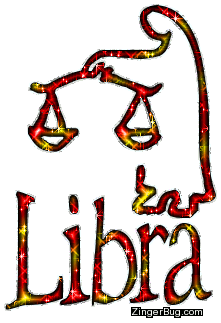Click to get the codes for this image. Libra Red And Yellow Glitter Astrology Sign, Libra Free Glitter Graphic, Animated GIF for Facebook, Twitter or any forum or blog.