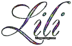 Click to get the codes for this image. Lili Multi Colored Glitter Name, Girl Names Free Image Glitter Graphic for Facebook, Twitter or any blog.