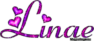 Click to get the codes for this image. Linae Pink And Purple Glitter Name, Girl Names Free Image Glitter Graphic for Facebook, Twitter or any blog.