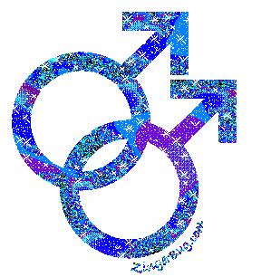 Click to get the codes for this image. Linked Male Signs Glitter Graphic, Gay Pride, Gender Symbols  Male  Female Free Image, Glitter Graphic, Greeting or Meme for Facebook, Twitter or any blog.