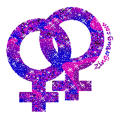 Click to get the codes for this image. Linked Woman Signs Glitter Graphic, Gay Pride, Gender Symbols  Male  Female Free Image, Glitter Graphic, Greeting or Meme for Facebook, Twitter or any blog.