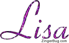 Click to get the codes for this image. Lisa Pink Glitter Name Text, Girl Names Free Image Glitter Graphic for Facebook, Twitter or any blog.