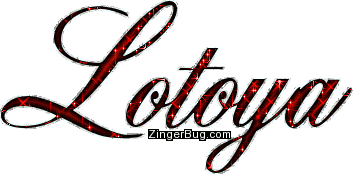 Click to get the codes for this image. Lotoya Red Glitter Name, Girl Names Free Image Glitter Graphic for Facebook, Twitter or any blog.