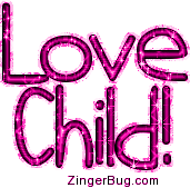 Click to get the codes for this image. Love Child Pink Glitter Text, Love Child Free Image, Glitter Graphic, Greeting or Meme for Facebook, Twitter or any forum or blog.