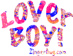 Lover Boy Glitter Text Glitter Graphic, Greeting, Comment, Meme or GIF