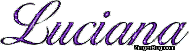 Click to get the codes for this image. Luciana Purple Glitter Name, Girl Names Free Image Glitter Graphic for Facebook, Twitter or any blog.