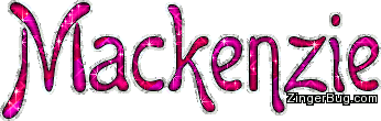 Click to get the codes for this image. Mackenzie Cherry Red Glitter Name, Girl Names Free Image Glitter Graphic for Facebook, Twitter or any blog.