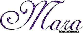Click to get the codes for this image. Mara Purple Glitter Name, Girl Names Free Image Glitter Graphic for Facebook, Twitter or any blog.