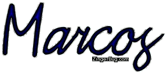 Click to get the codes for this image. Marcos Blue Glitter Name, Guy Names Free Image Glitter Graphic for Facebook, Twitter or any blog.