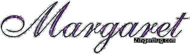 Click to get the codes for this image. Margaret Purple Glitter Name, Girl Names Free Image Glitter Graphic for Facebook, Twitter or any blog.