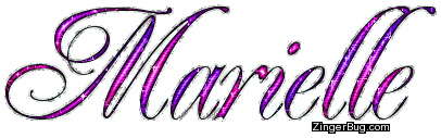 Click to get the codes for this image. Marielle Pink Purple Glitter Name, Girl Names Free Image Glitter Graphic for Facebook, Twitter or any blog.