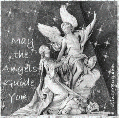 Click to get the codes for this image. May Angels Guide You Glitter Graphic, Angels Fairies and Mermaids, Religious  Christian Free Image, Glitter Graphic, Greeting or Meme for any forum, website or blog.