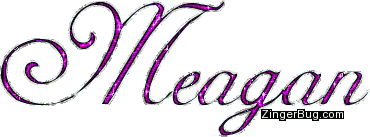 Click to get the codes for this image. Meagan Pink Glitter Name, Girl Names Free Image Glitter Graphic for Facebook, Twitter or any blog.