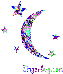 Click to get the codes for this image. Moon Glitter Graphic, Celestial  Stars Moons etc Free Image, Glitter Graphic, Greeting or Meme.