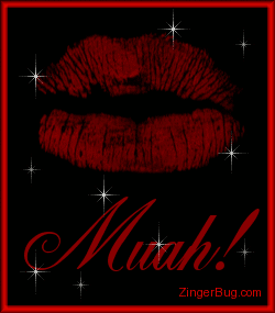 Click to get the codes for this image. Muah Red Lips Glitter Graphic, Hugs and Kisses, Popular Favorites Glitter Graphic, Comment, Meme, GIF or Greeting