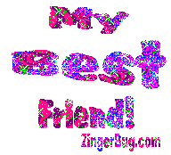 Click to get the codes for this image. My Best Friend Pink Glitter Text, Friendship Free Image, Glitter Graphic, Greeting or Meme for any Facebook, Twitter or any blog.