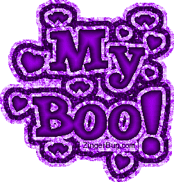 Click to get the codes for this image. My Boo Purple Glitter Text, My Boo Free Image, Glitter Graphic, Greeting or Meme for Facebook, Twitter or any blog.