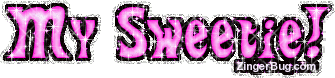 Click to get the codes for this image. My Sweetie Pink Glitter Text, Love and Romance, Sweet  Sweetie Free Image, Glitter Graphic, Greeting or Meme for Facebook, Twitter or any forum or blog.