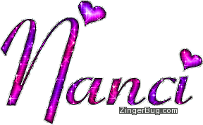 Click to get the codes for this image. Nanci Pink And Purple Glitter Name, Girl Names Free Image Glitter Graphic for Facebook, Twitter or any blog.