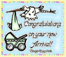 Click to get the codes for this image. Congratulations on your New Arrival Plaque Blue Glitter Graphic, Baby Comments  Birth Announcements, Congratulations Free Image, Glitter Graphic, Greeting or Meme for any Facebook, Twitter or any blog.