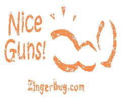 Click to get the codes for this image. Nice Guns Glitter Graphic, Flirty Free Image, Glitter Graphic, Greeting or Meme for Facebook, Twitter or any blog.