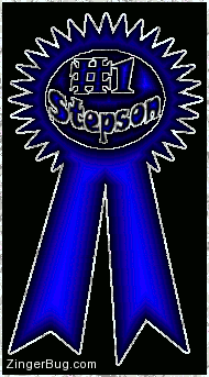 Click to get the codes for this image. Number One Stepson Blue Ribbon, Family Free Image, Glitter Graphic, Greeting or Meme for any Facebook, Twitter or any blog.