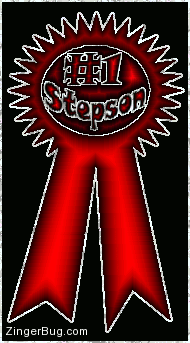 Click to get the codes for this image. Number One Stepson Red Ribbon, Family Free Image, Glitter Graphic, Greeting or Meme for any Facebook, Twitter or any blog.