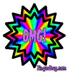 Click to get the codes for this image. Omg Rainbow Starburst, OMG Free Image, Glitter Graphic, Greeting or Meme for Facebook, Twitter or any forum or blog.