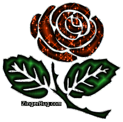Click to get the codes for this image. Orange Glitter Rose, Flowers, Flowers Free Image, Glitter Graphic, Greeting or Meme for Facebook, Twitter or any blog.