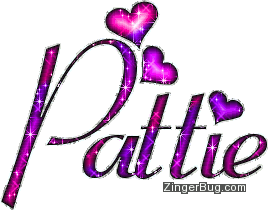 Click to get the codes for this image. Pattie Pink And Purple Glitter Name, Girl Names Free Image Glitter Graphic for Facebook, Twitter or any blog.