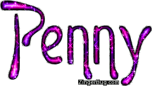 Click to get the codes for this image. Penny Pink Purple Glitter Name, Girl Names Free Image Glitter Graphic for Facebook, Twitter or any blog.