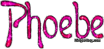 Click to get the codes for this image. Phoebe Cherry Red Glitter Name, Girl Names Free Image Glitter Graphic for Facebook, Twitter or any blog.