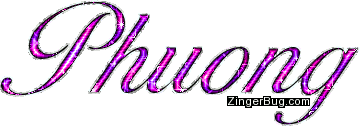 Click to get the codes for this image. Phuong Pink Purple Glitter Name, Girl Names Free Image Glitter Graphic for Facebook, Twitter or any blog.