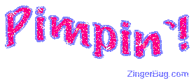 Click to get the codes for this image. Pimpin Pink Purple Glitter Wiggle, Pimpin Free Image, Glitter Graphic, Greeting or Meme for Facebook, Twitter or any forum or blog.