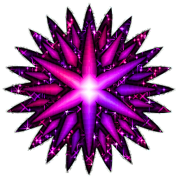 Click to get the codes for this image. Pink And Purple Starburst, Stars Free Image, Glitter Graphic, Greeting or Meme.