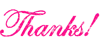 Click to get the codes for this image. Pink Script Thanks Glitter Text, Thanks Free Image, Glitter Graphic, Greeting or Meme for any Facebook, Twitter or any blog.