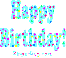 Click to get the codes for this image. Polkadot Happy Birthday, Birthday Glitter Text, Happy Birthday Free Image, Glitter Graphic, Greeting or Meme for Facebook, Twitter or any forum or blog.
