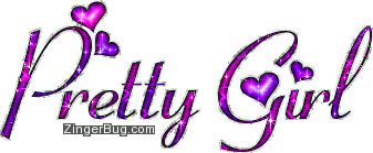 Click to get the codes for this image. Pretty Girl Pink And Purple Glitter Text With Hearts, Pretty Girl, Girly Stuff Free Image, Glitter Graphic, Greeting or Meme for Facebook, Twitter or any forum or blog.