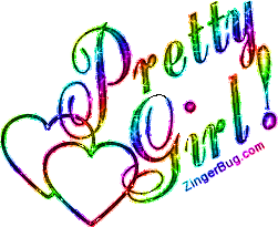 Click to get the codes for this image. Pretty Girl Rainbow Glitter Text, Girly Stuff, Pretty Girl Free Image, Glitter Graphic, Greeting or Meme for Facebook, Twitter or any forum or blog.